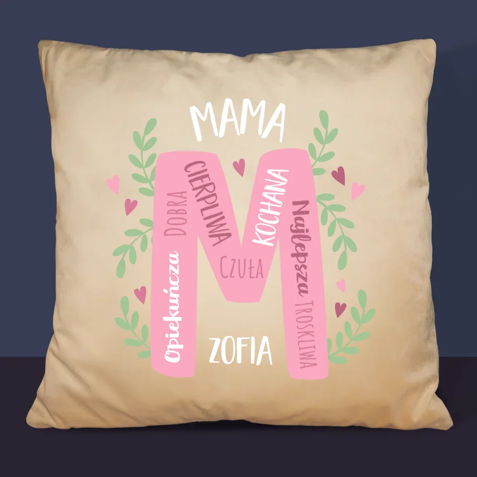 Monogram: Mama Cechy - Poduszka z Nadrukiem - Image 6