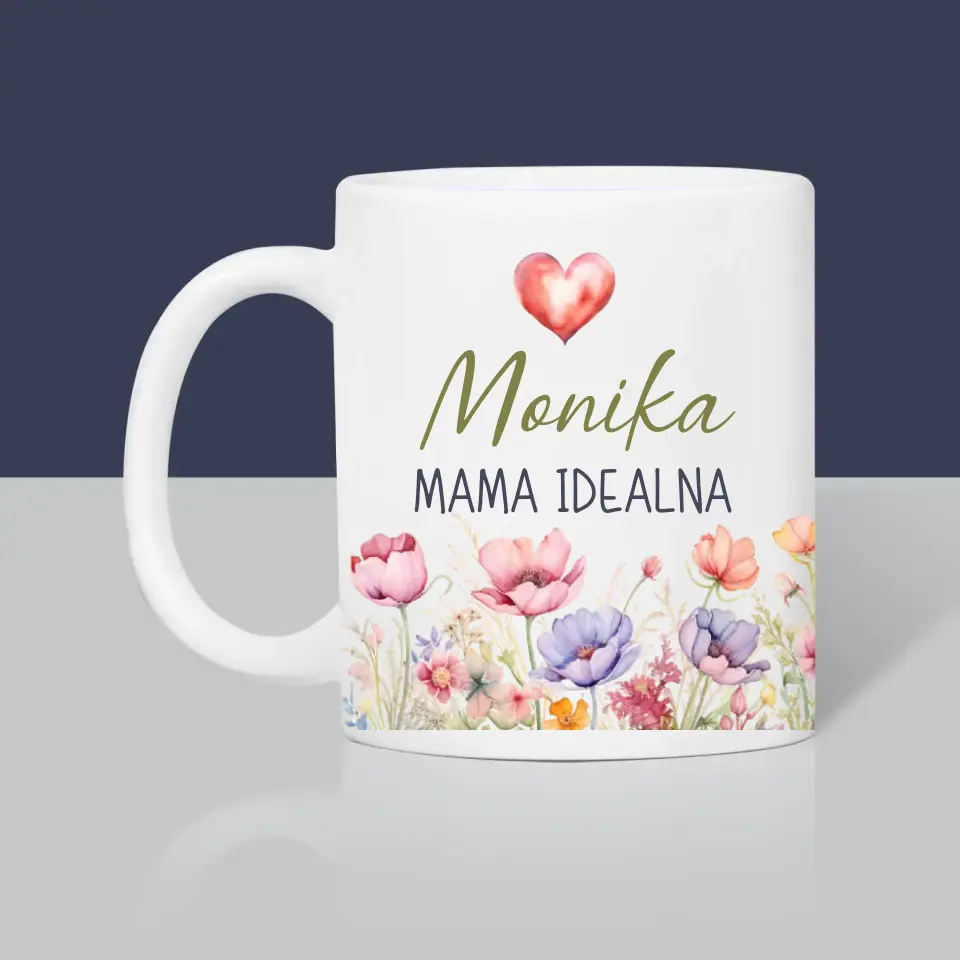 Monogram: Mama Idealna - Kubek z Nadrukiem - Image 4
