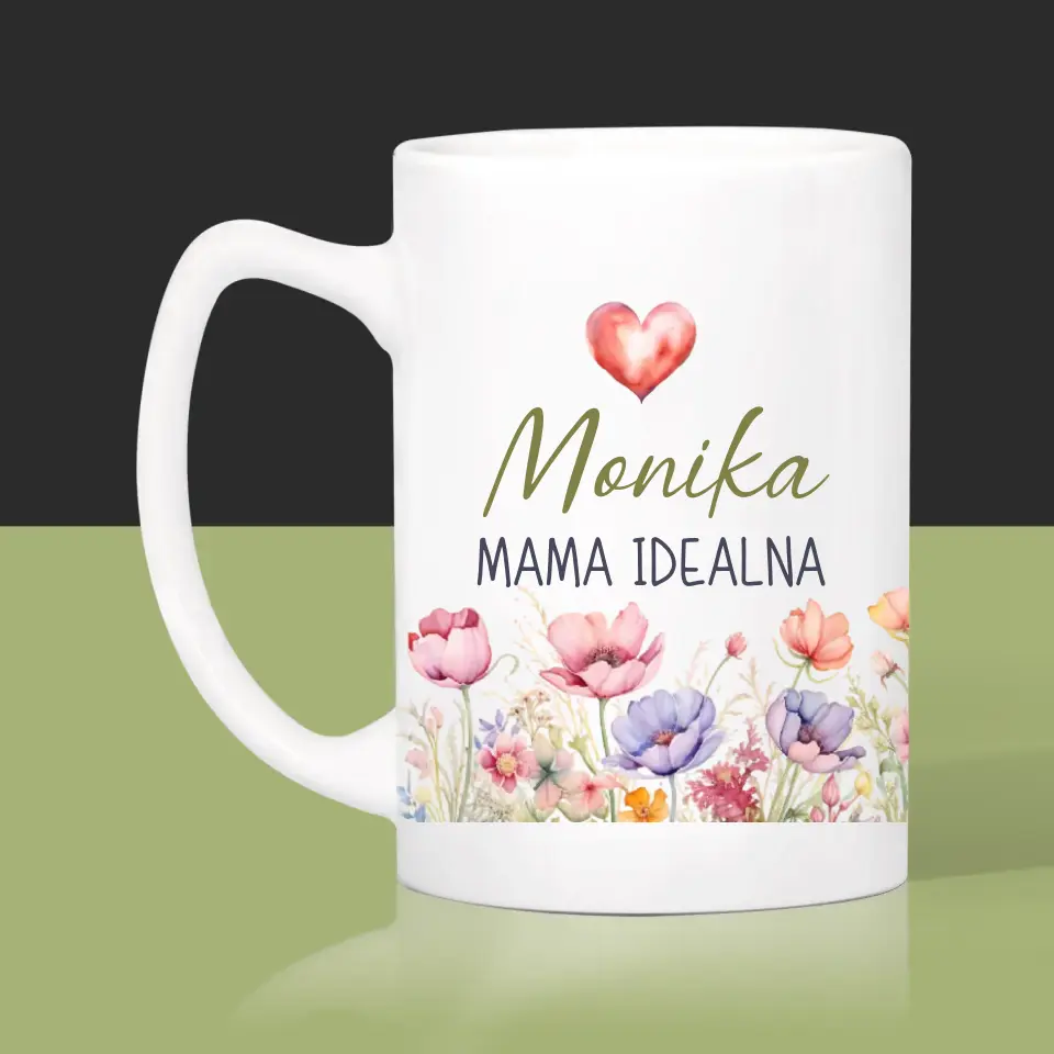 Monogram: Mama Idealna - Kubek z Nadrukiem - Image 5