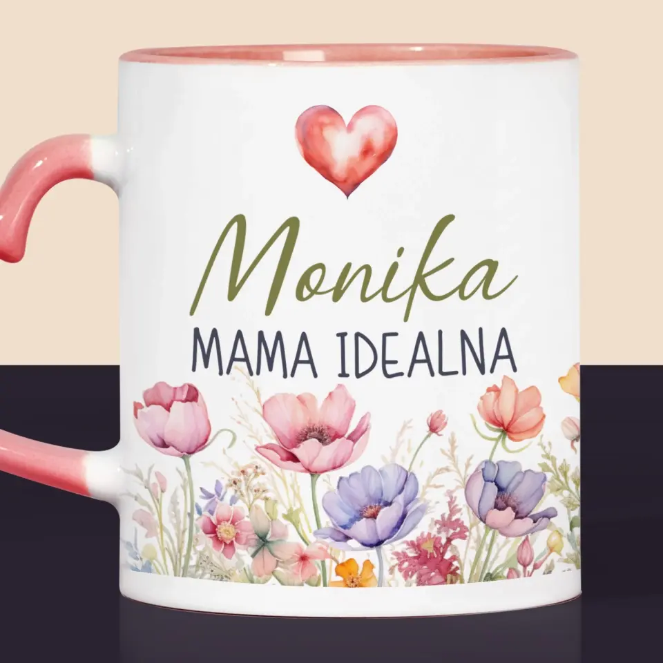 Monogram: Mama Idealna - Kubek z Nadrukiem - Image 7