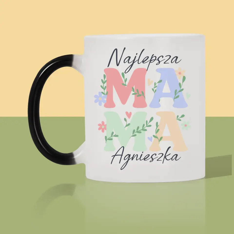 Monogram: Mama Listki - Kubek z Nadrukiem - Image 13