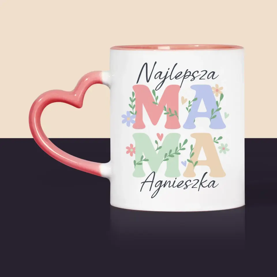 Monogram: Mama Listki - Kubek z Nadrukiem - Image 9