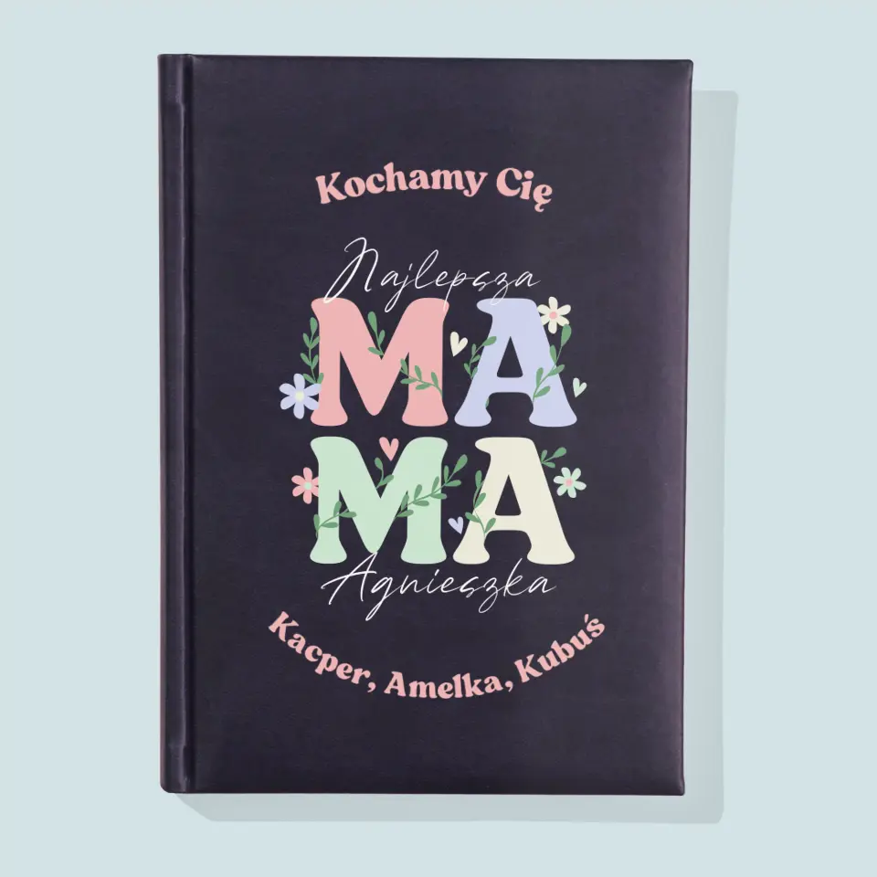 Monogram: Mama Listki - Notes Książkowy z Nadrukiem - Image 2