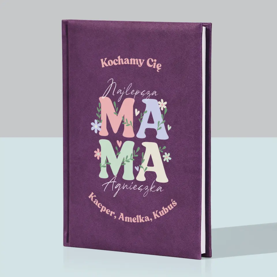Monogram: Mama Listki - Notes Książkowy z Nadrukiem - Image 5