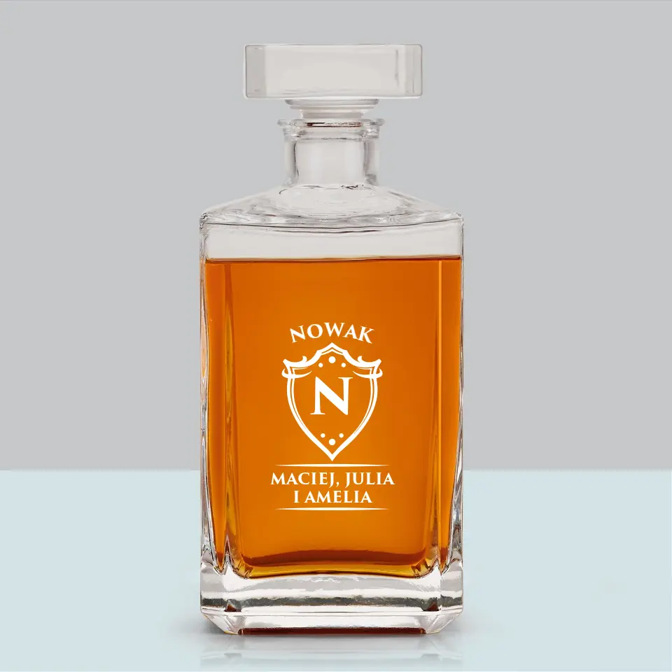 Monogram: Monogram Herb - Karafka Do Whisky z Grawerem - Image 6