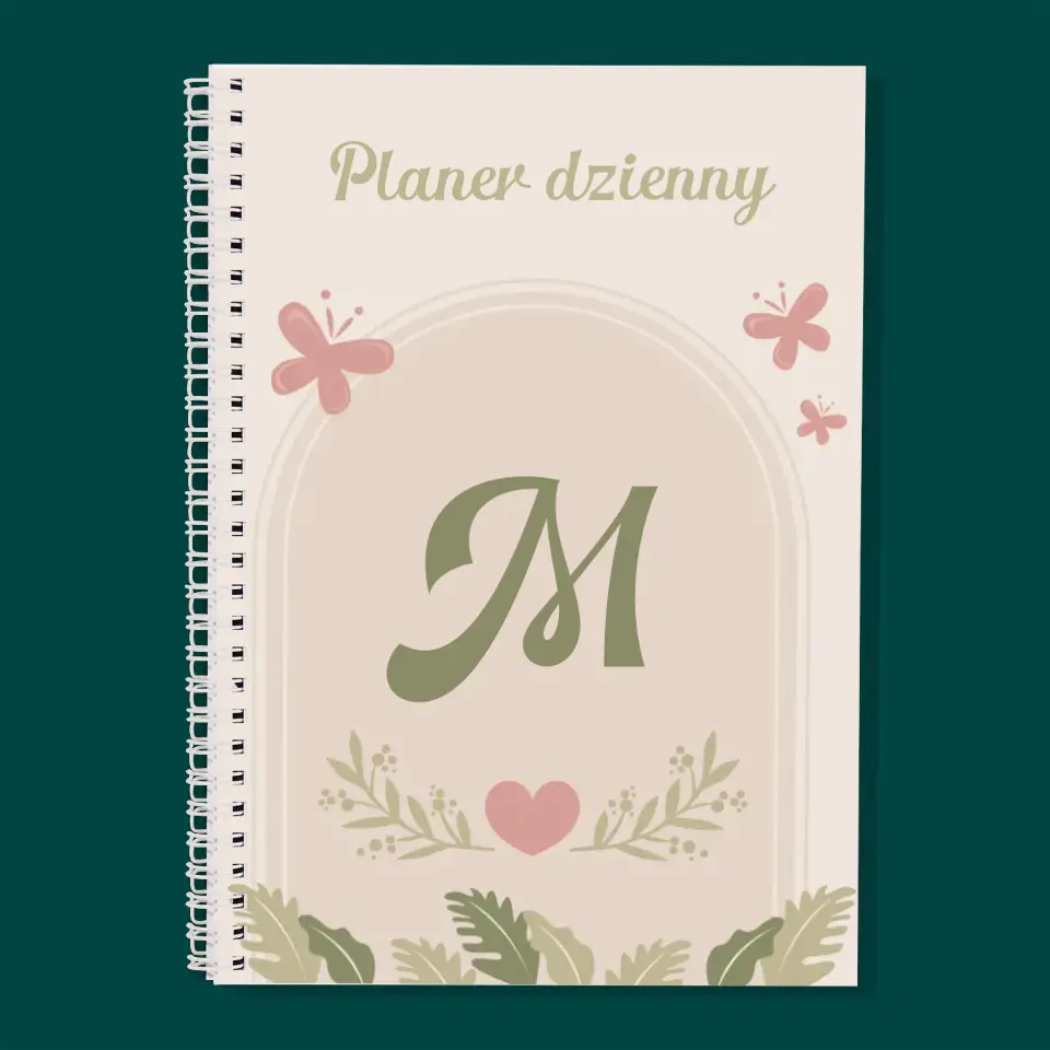 Monogram: Monogram Listki - Planer Dzienny z Nadrukiem - Image 3