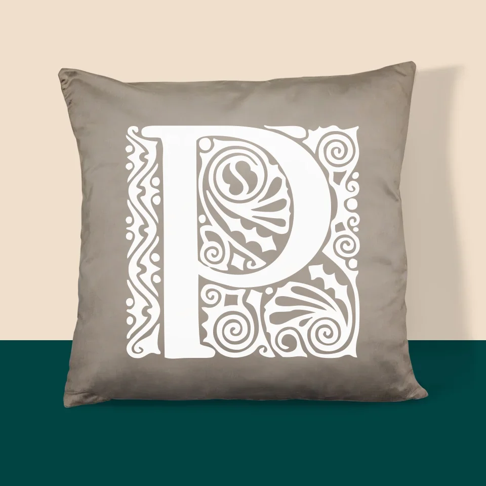 Monogram: Monogram Ornamenty - Poduszka z Nadrukiem
