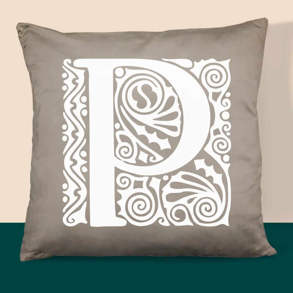 Monogram: Monogram Ornamenty - Poduszka z Nadrukiem - Image 3