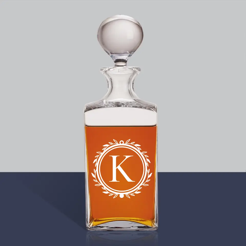 Monogram: Monogram Ozdobny - Karafka Do Whisky z Grawerem - Image 2