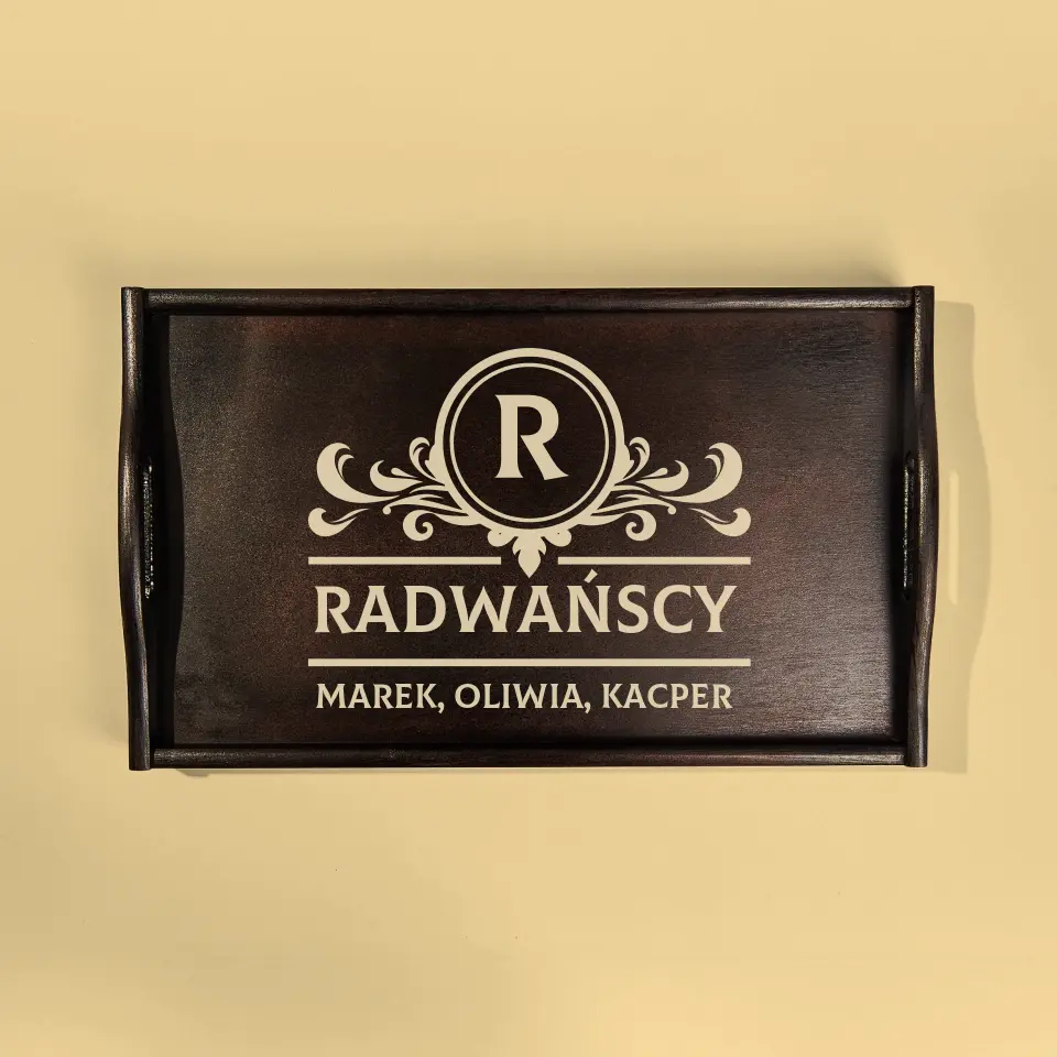 Monogram: Monogram Rodzina - Taca Śniadaniowa - Image 2