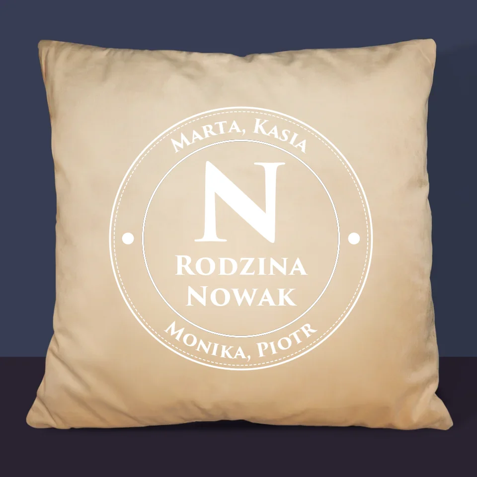 Monogram: Monogram Rodzinny 2 - Poduszka z Nadrukiem - Image 6