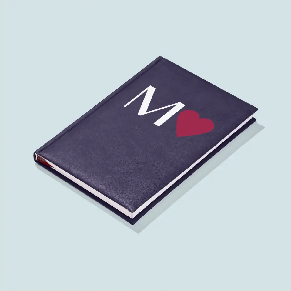 Monogram: Monogram Serce - Notes Książkowy z Nadrukiem - Image 4