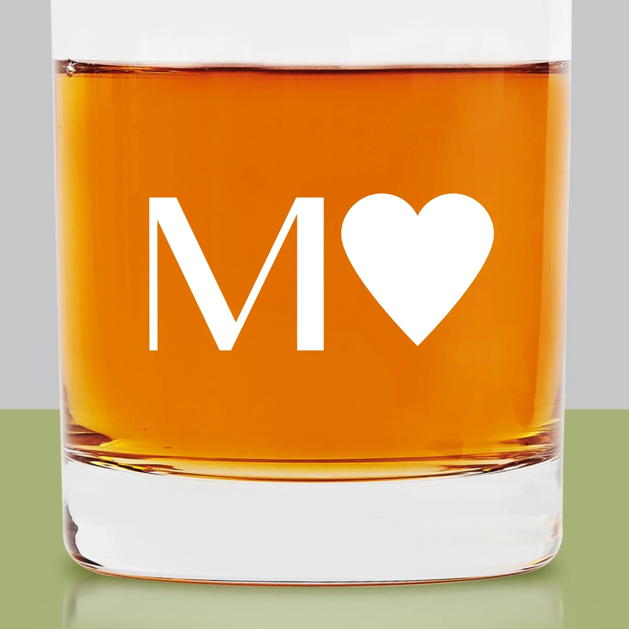 Monogram: Monogram Serce - Szklanka Do Whisky - Image 2