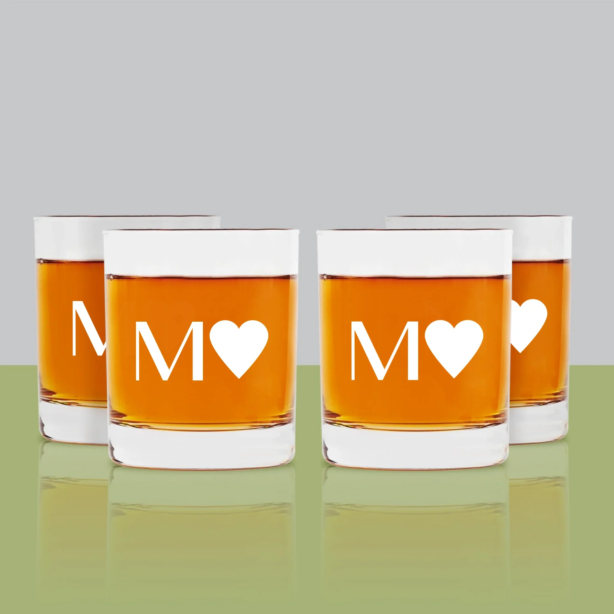 Monogram: Monogram Serce - Szklanka Do Whisky - Image 4