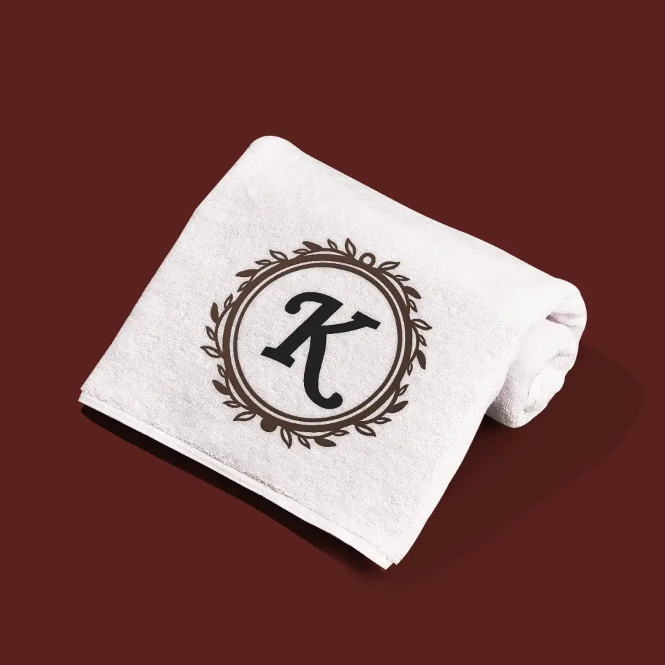 Monogram: Monogramy Ozdobne - Zestaw Ręczników z Haftem - Image 4