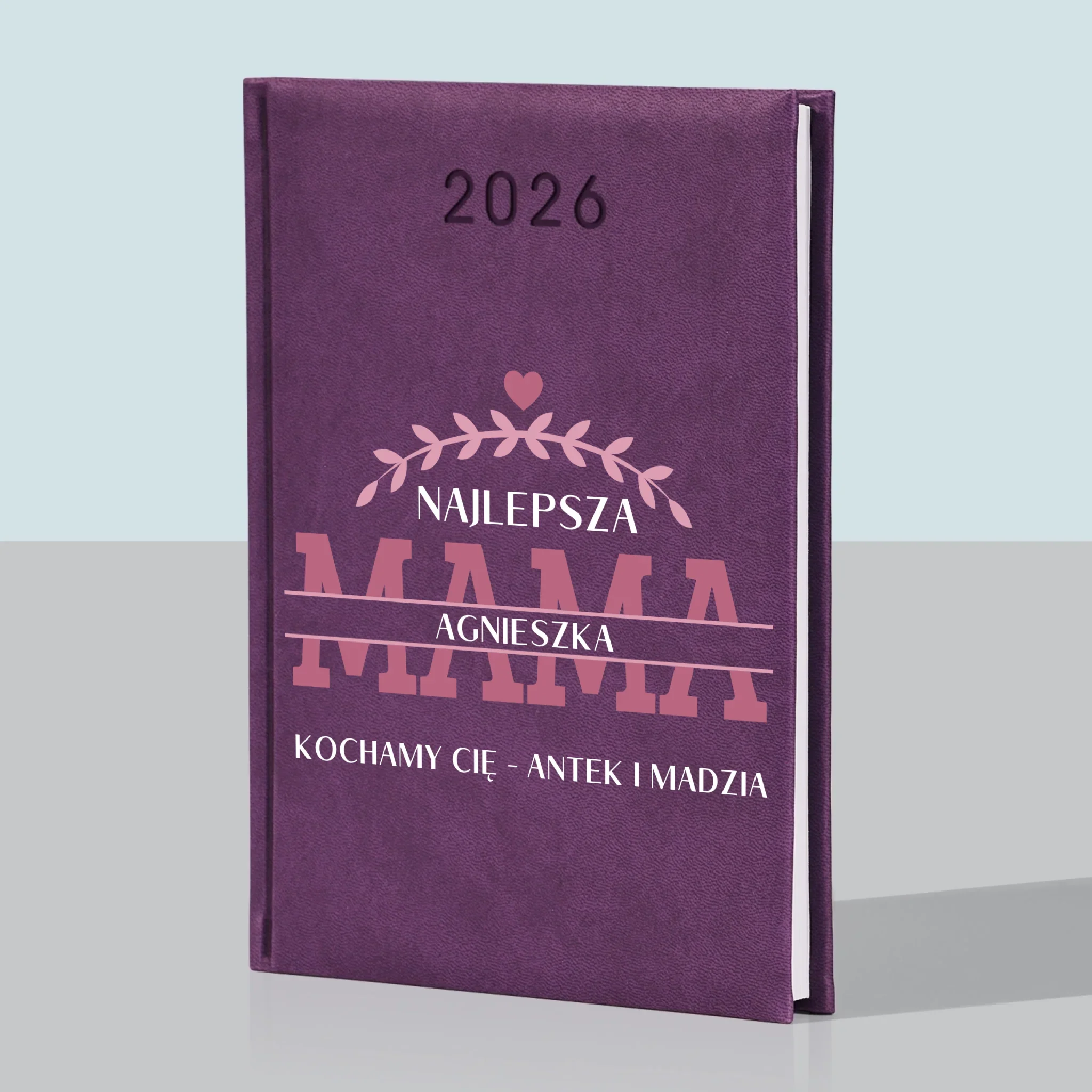 Monogram: Najlepsza Mama Podpis - Kalendarz Książkowy - Image 5