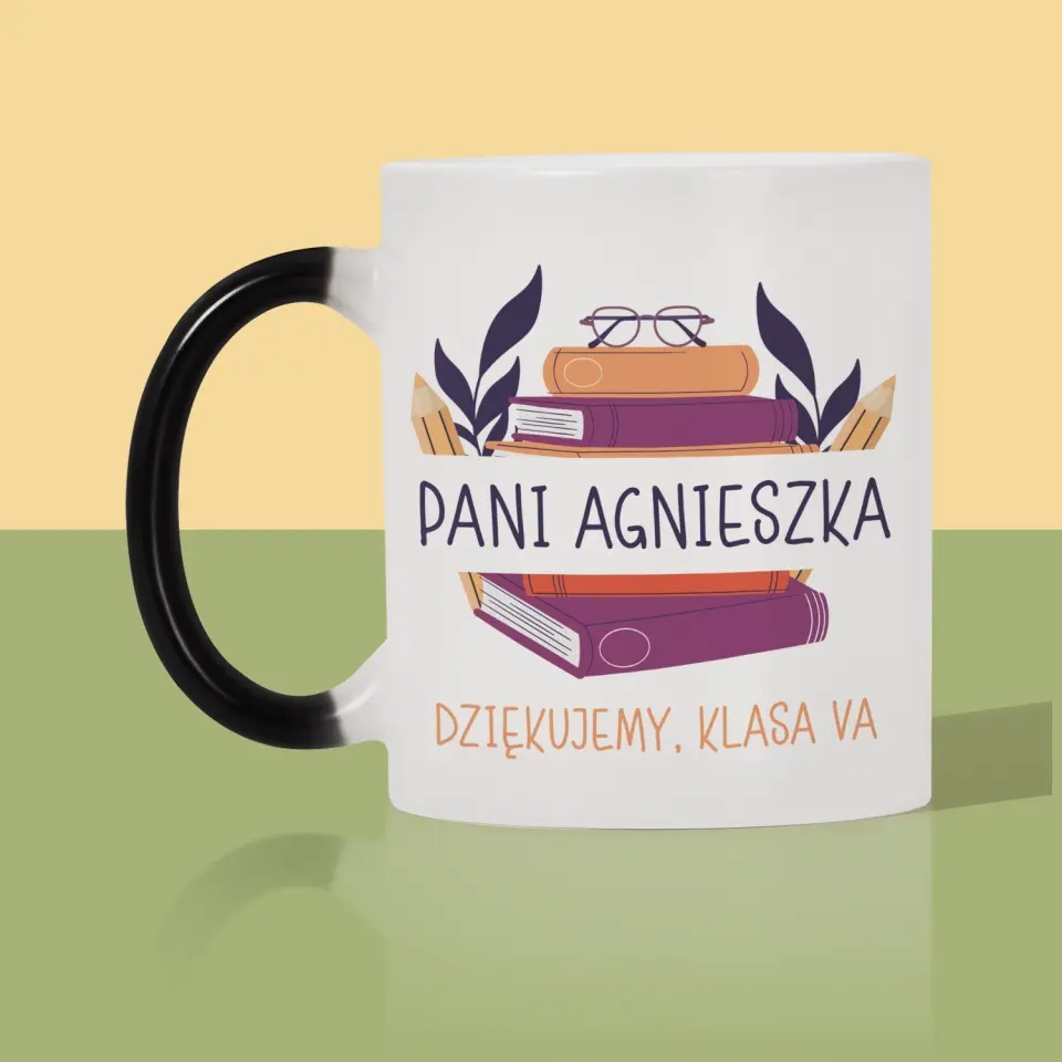 Monogram: Nauczyciel Dziękujemy - Kubek z Nadrukiem - Image 10