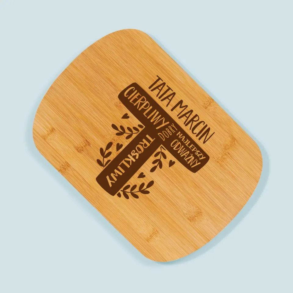 Monogram: Tata Cechy - Deska Kuchenna z Grawerem - Image 3
