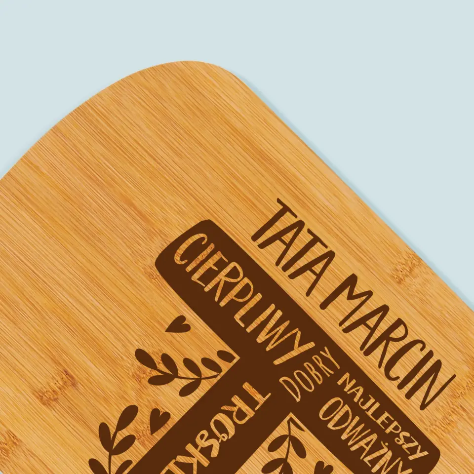 Monogram: Tata Cechy - Deska Kuchenna z Grawerem - Image 4