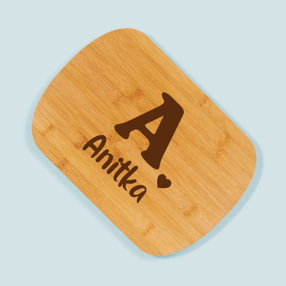 Monogram: Twój Inicjał z Imieniem - Deska Kuchenna z Grawerem - Image 3