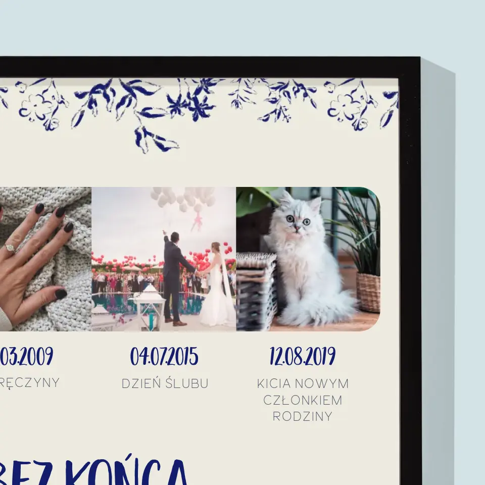 Nasza Historia: Miłość Bez Końca - Wydruk Obramowany 30x40 - Image 2