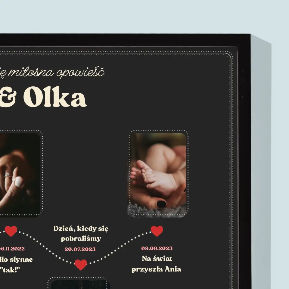 Nasza Historia: Niekończąca Się Opowieść - Wydruk Obramowany 30x40 - Image 2