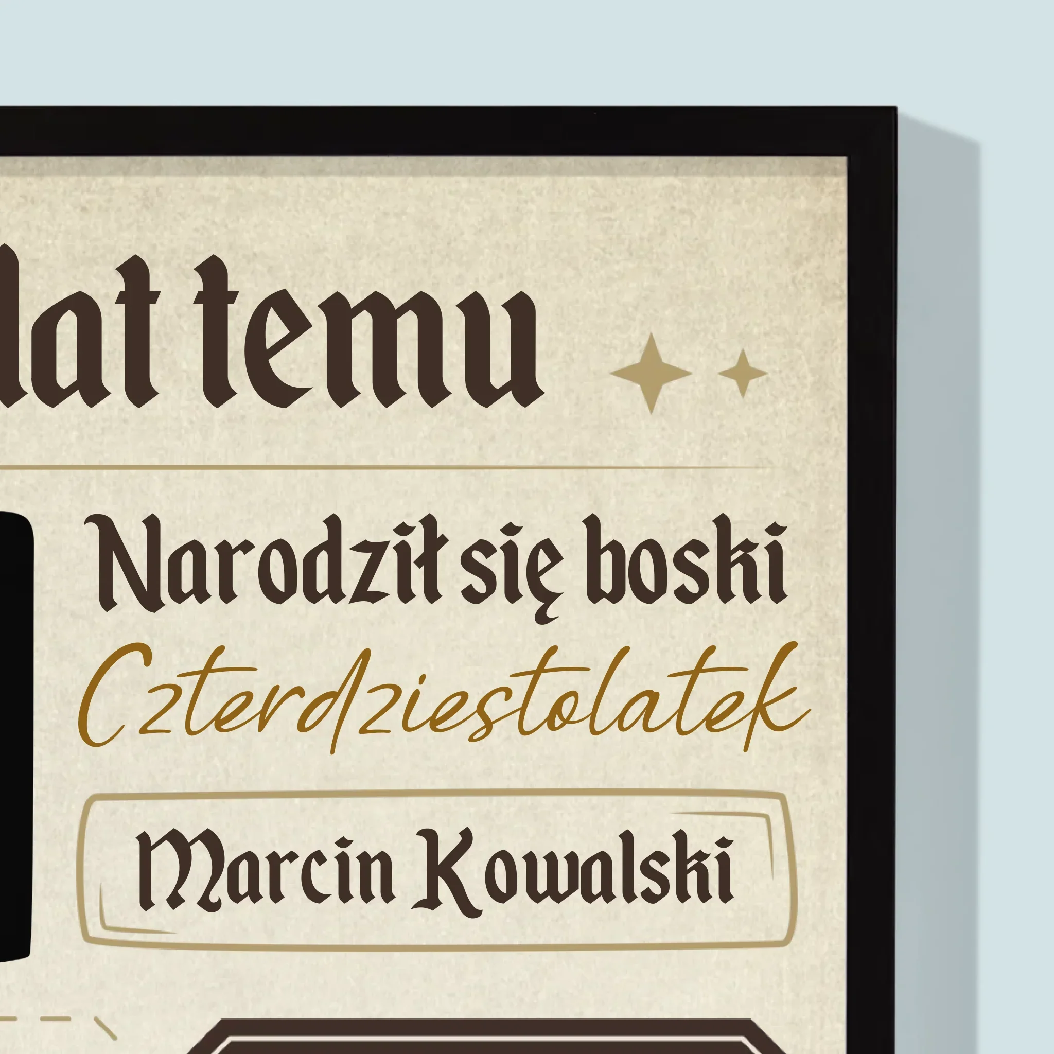 Okładka Magazynu: 40 Lat Temu - Wydruk Obramowany - Image 2