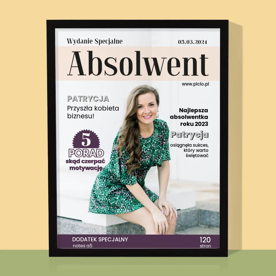 Okładka Magazynu: Absolwent - Wydruk Obramowany - Image 5