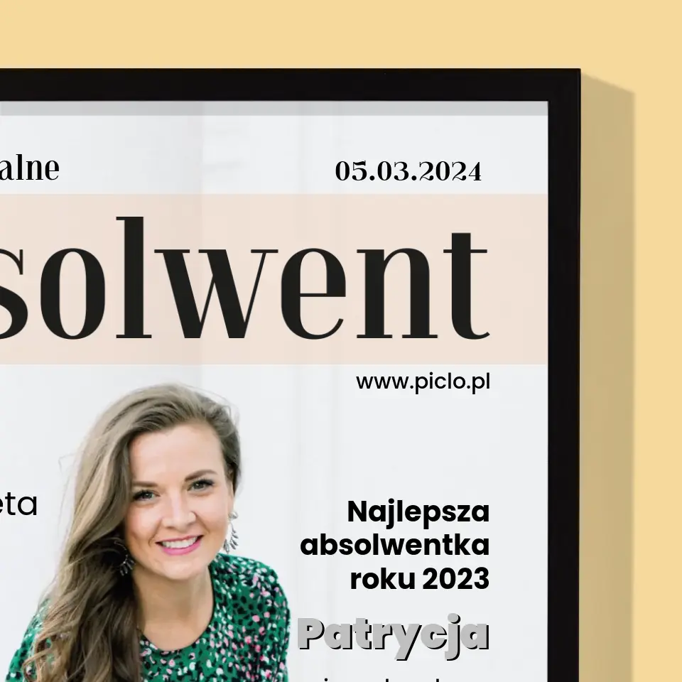 Okładka Magazynu: Absolwent - Wydruk Obramowany - Image 6