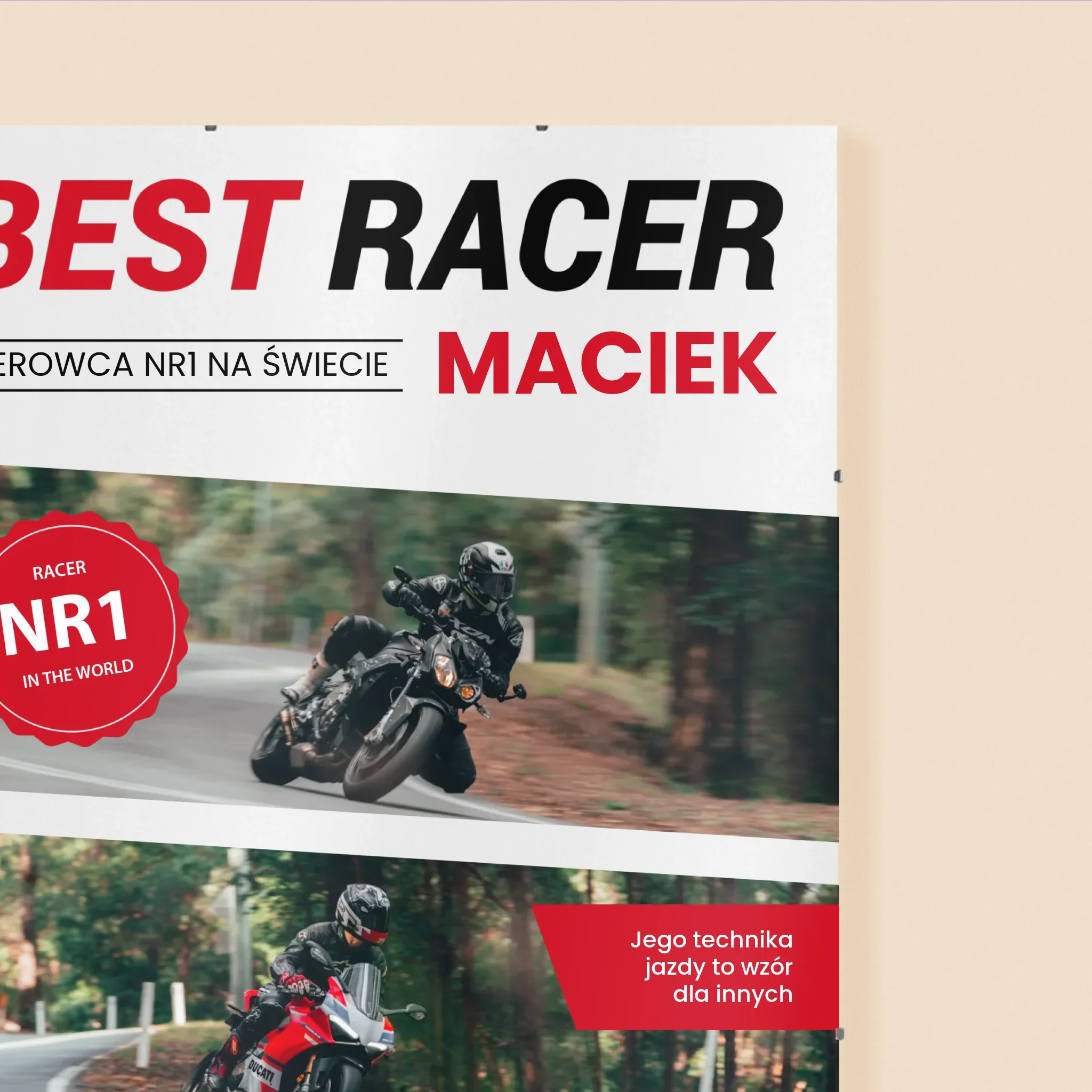Okładka Magazynu: Best Racer - Personalizowany Plakat - Image 3