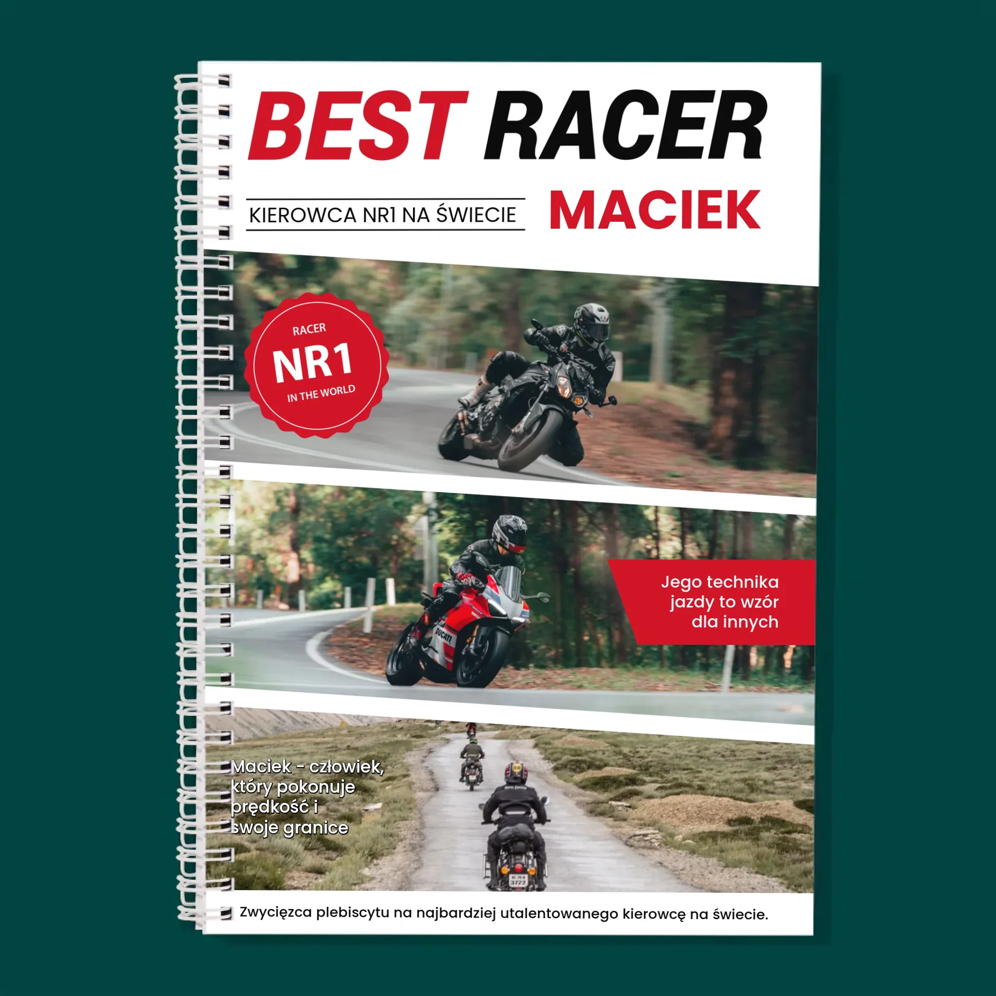 Okładka Magazynu: Best Racer - Planer Dzienny z Nadrukiem - Image 3