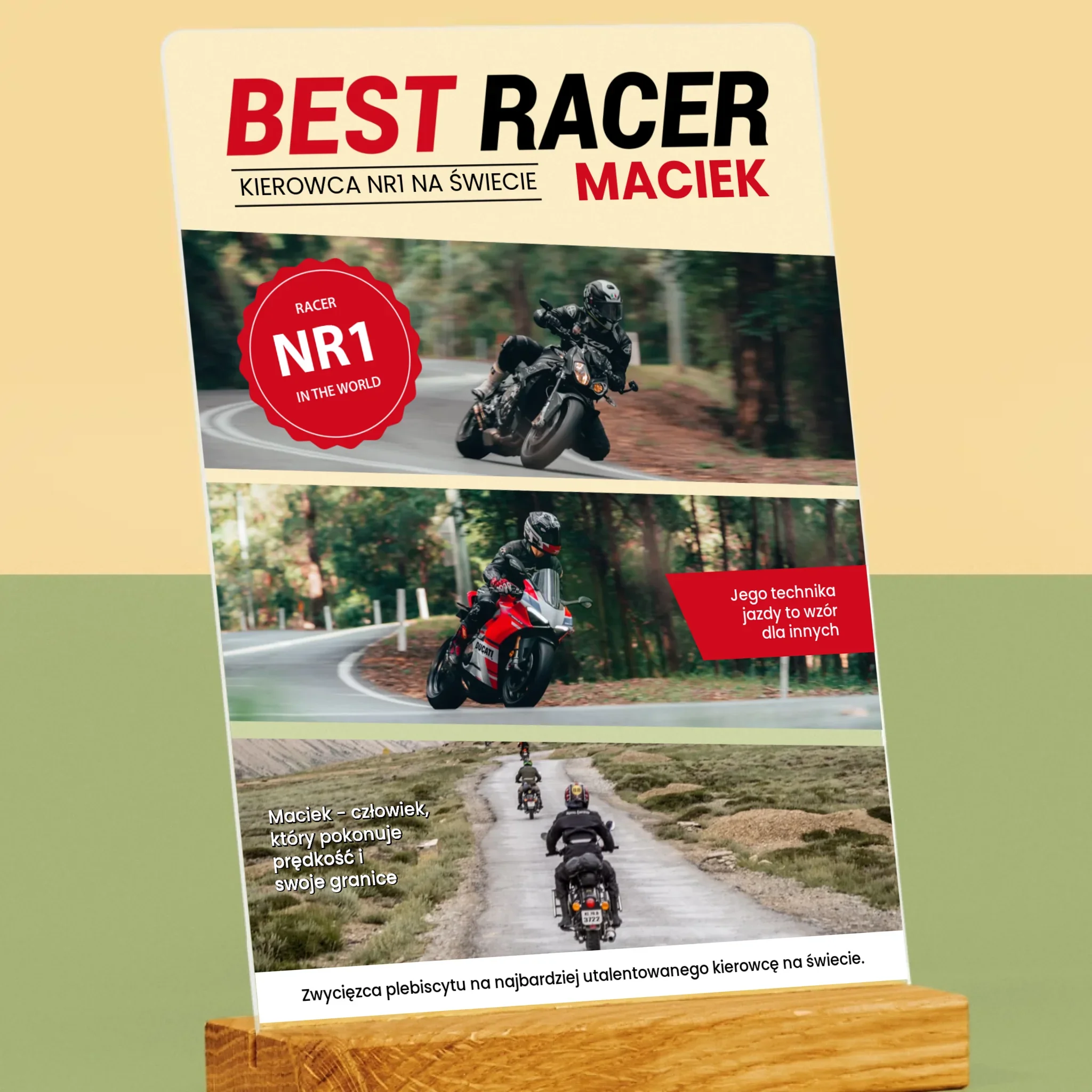 Okładka Magazynu: Best Racer - Wydruk Na Szkle Akrylowym - Image 2