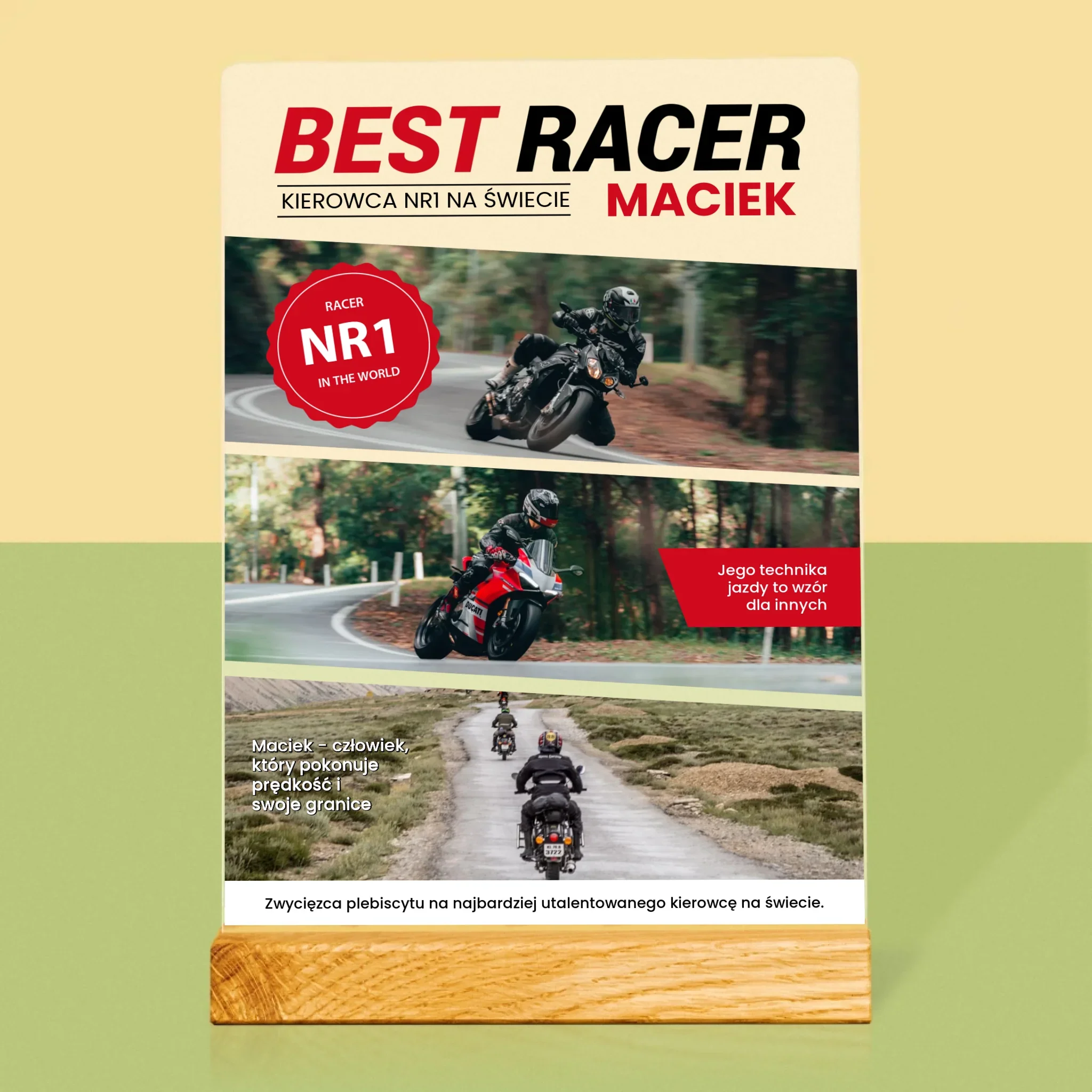 Okładka Magazynu: Best Racer - Wydruk Na Szkle Akrylowym - Image 3
