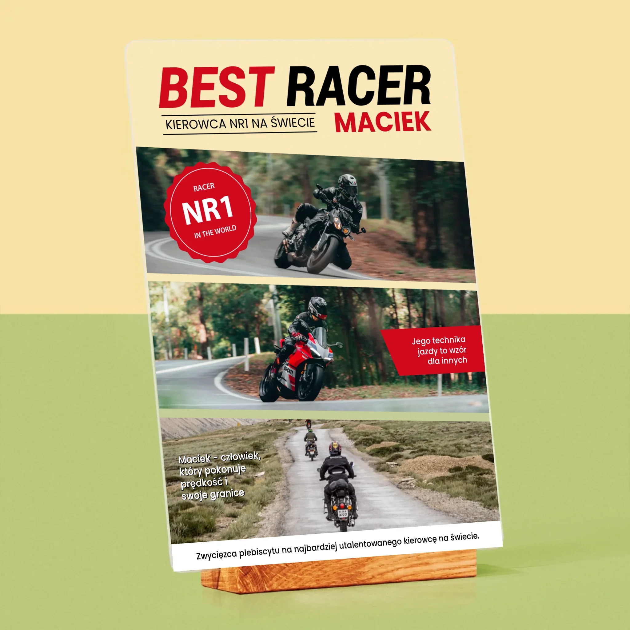 Okładka Magazynu: Best Racer - Wydruk Na Szkle Akrylowym - Image 4