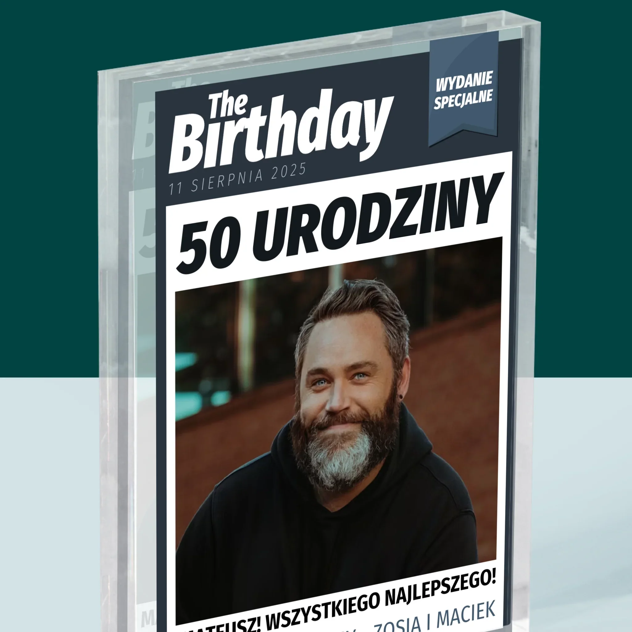 Okładka Magazynu: Birthday - Blok Akrylowy z Nadrukiem - Image 2