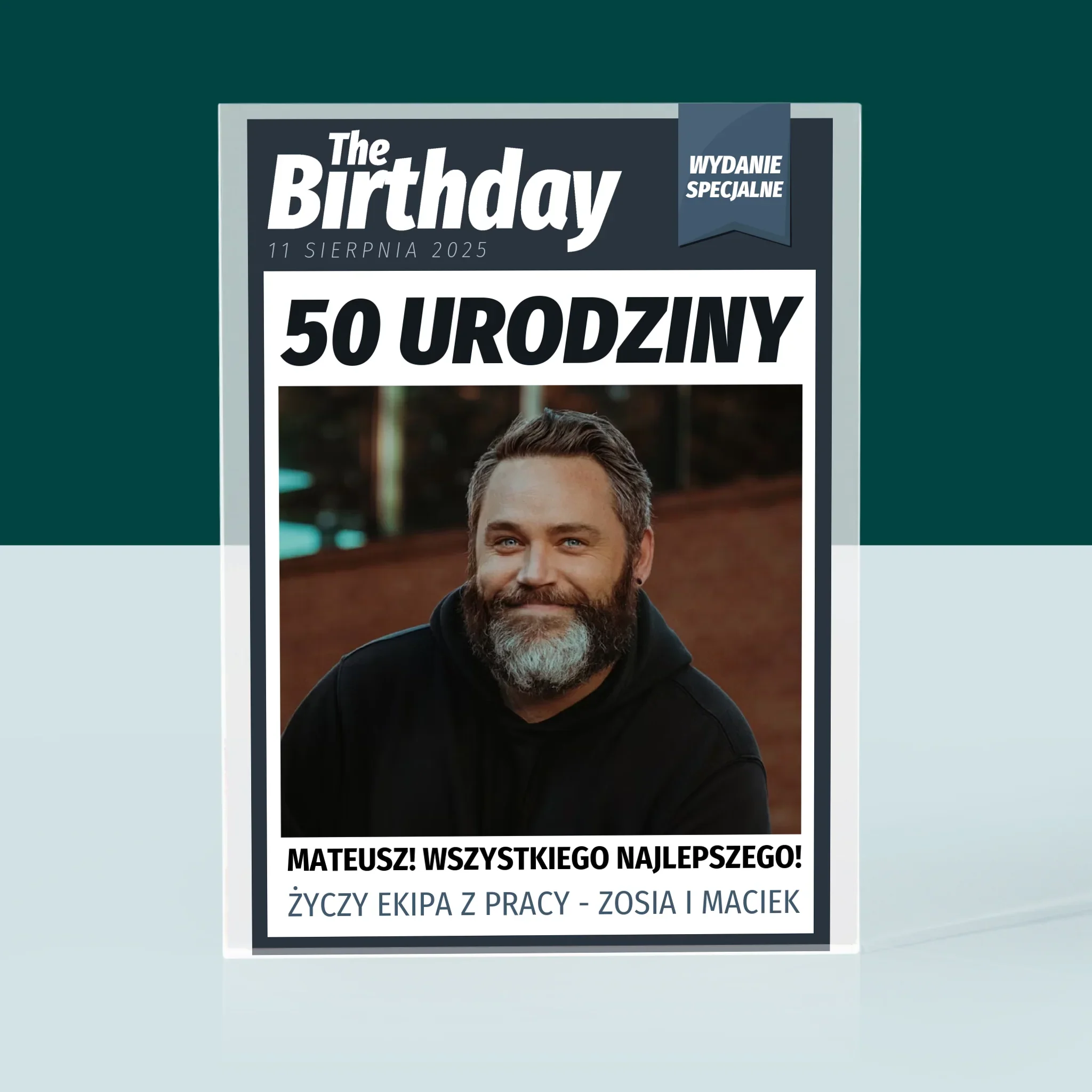 Okładka Magazynu: Birthday - Blok Akrylowy z Nadrukiem - Image 3