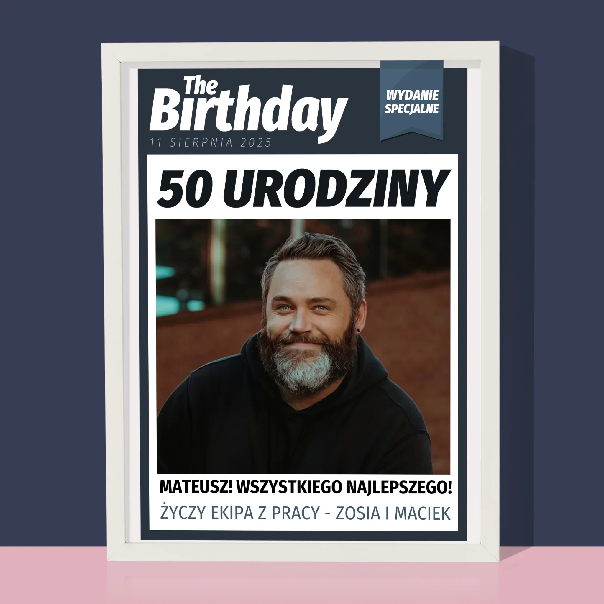 Okładka Magazynu: Birthday - Wydruk Obramowany - Image 4