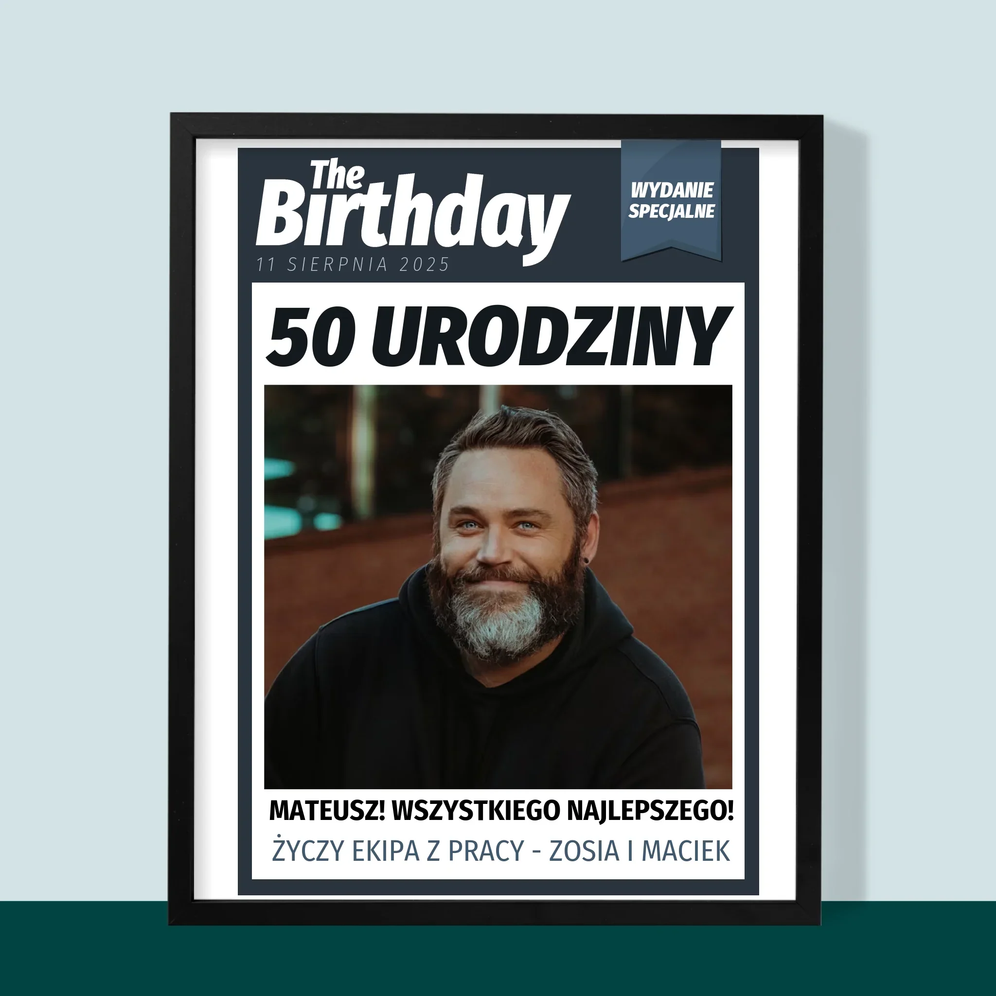 Okładka Magazynu: Birthday - Wydruk Obramowany - Image 5