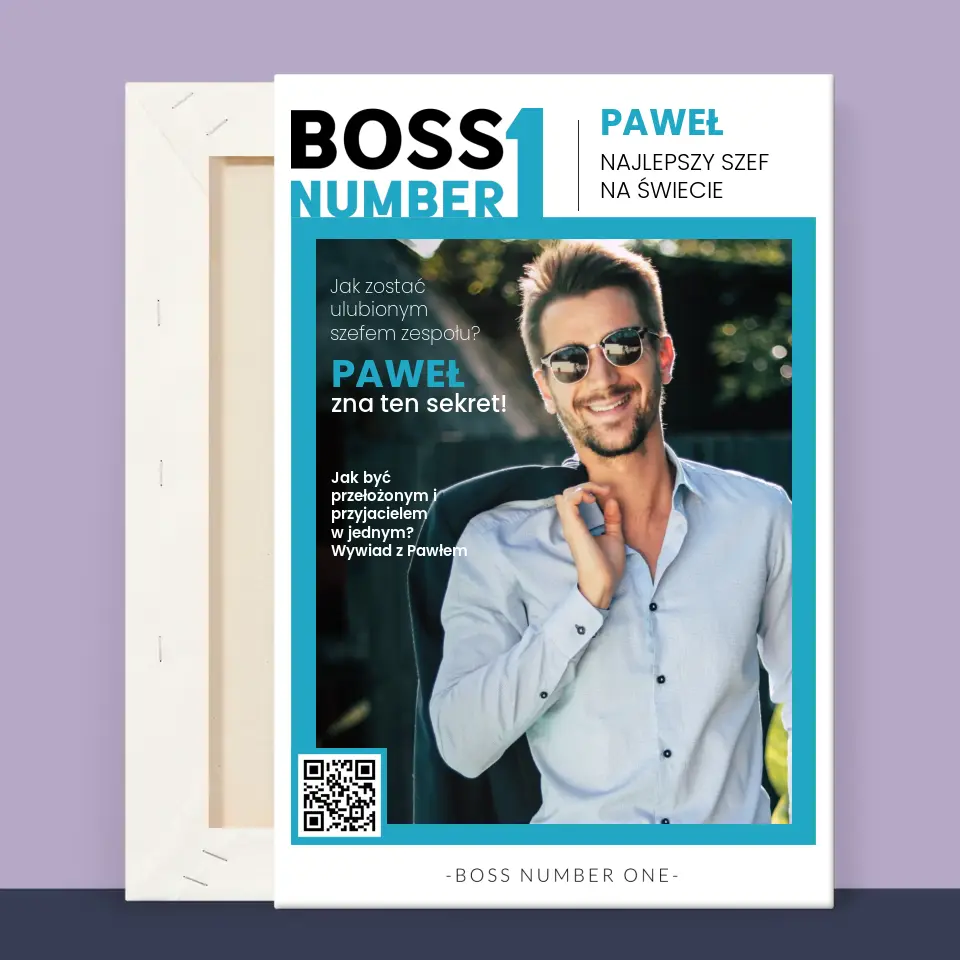 Okładka Magazynu: Boss Number One - Wydruk Obramowany - Image 12
