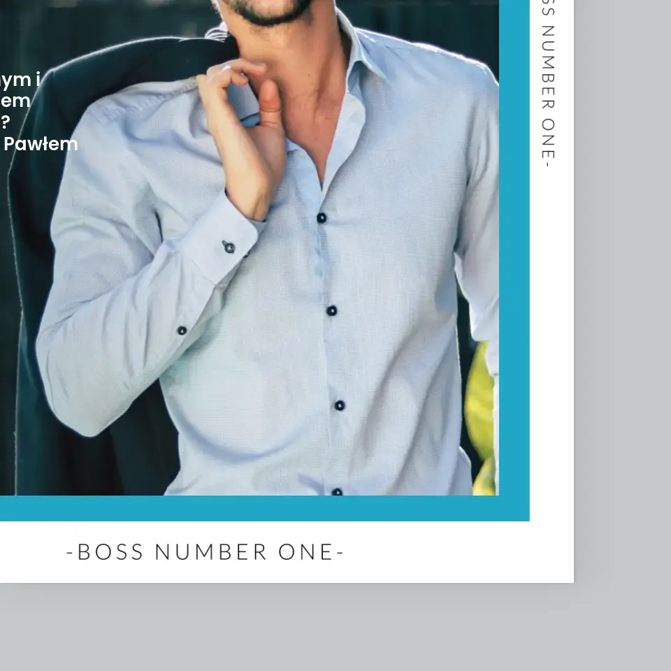 Okładka Magazynu: Boss Number One - Wydruk Obramowany - Image 4