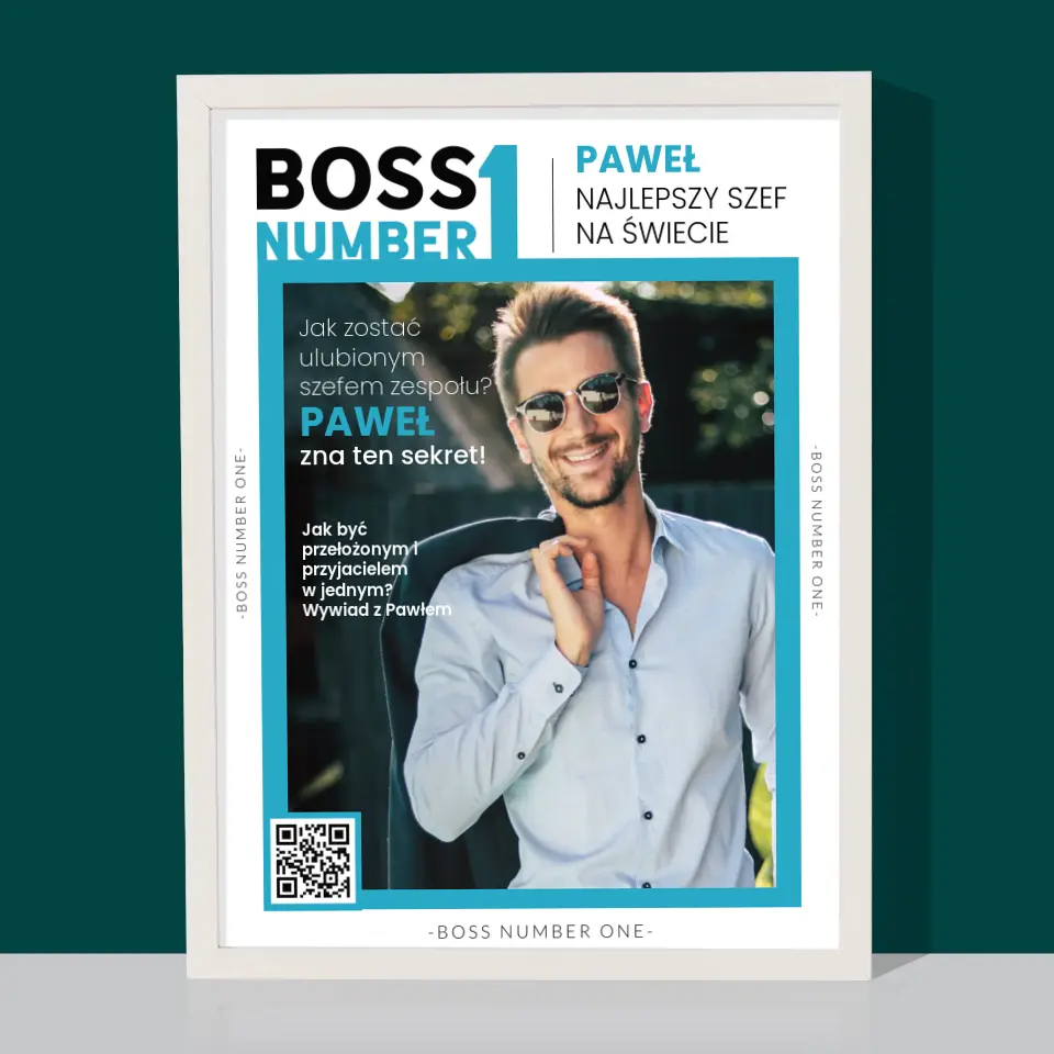 Okładka Magazynu: Boss Number One - Wydruk Obramowany - Image 8