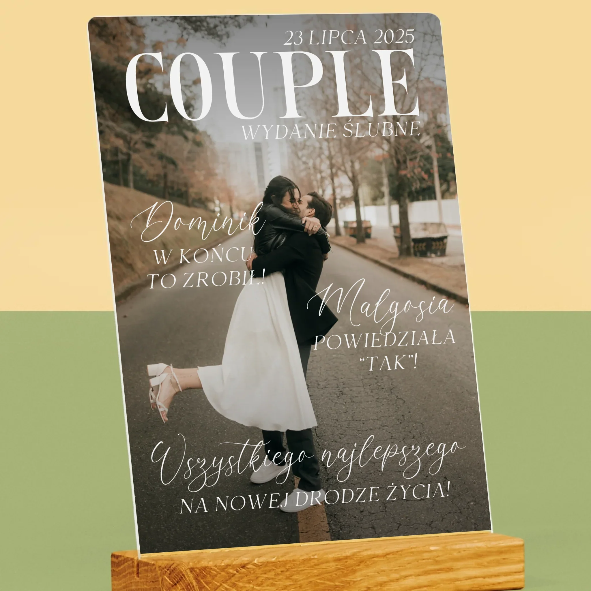 Okładka Magazynu: Couple - Wydruk Na Szkle Akrylowym - Image 2