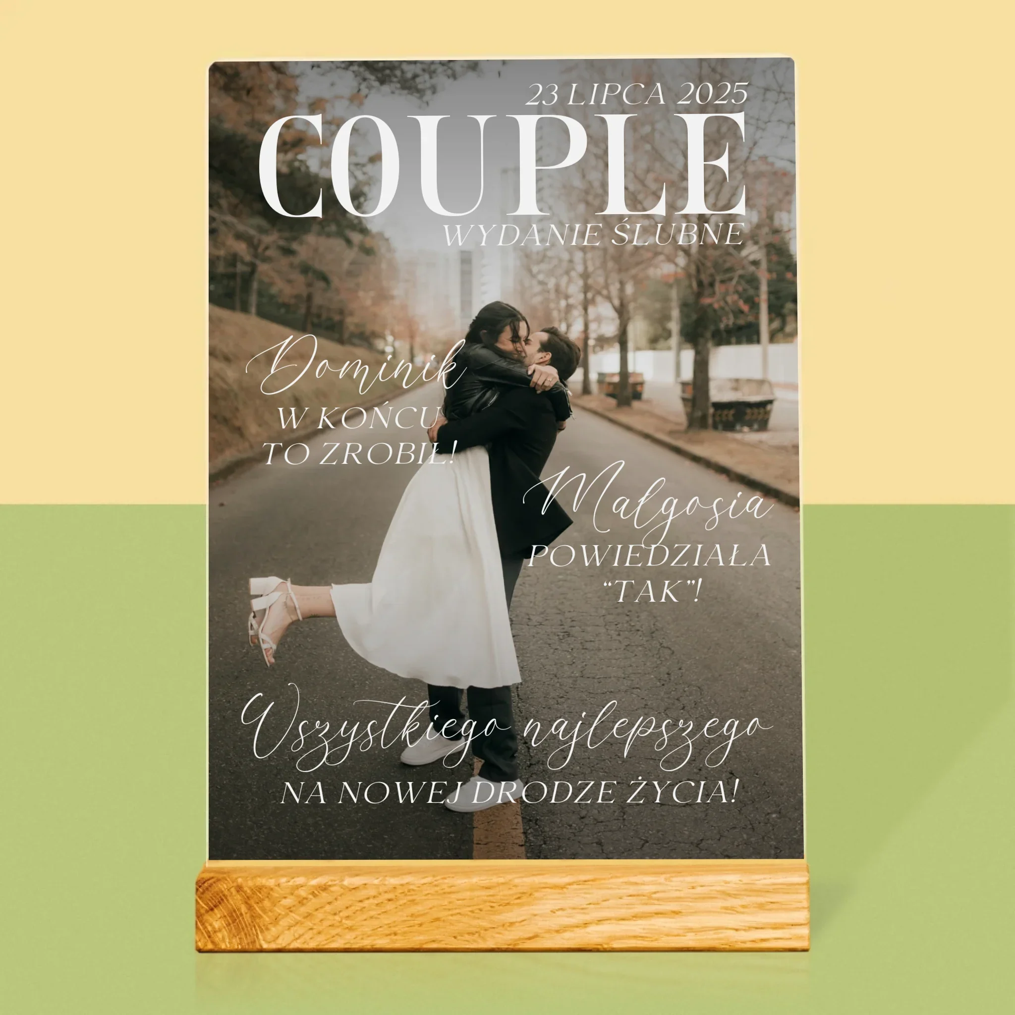 Okładka Magazynu: Couple - Wydruk Na Szkle Akrylowym - Image 3