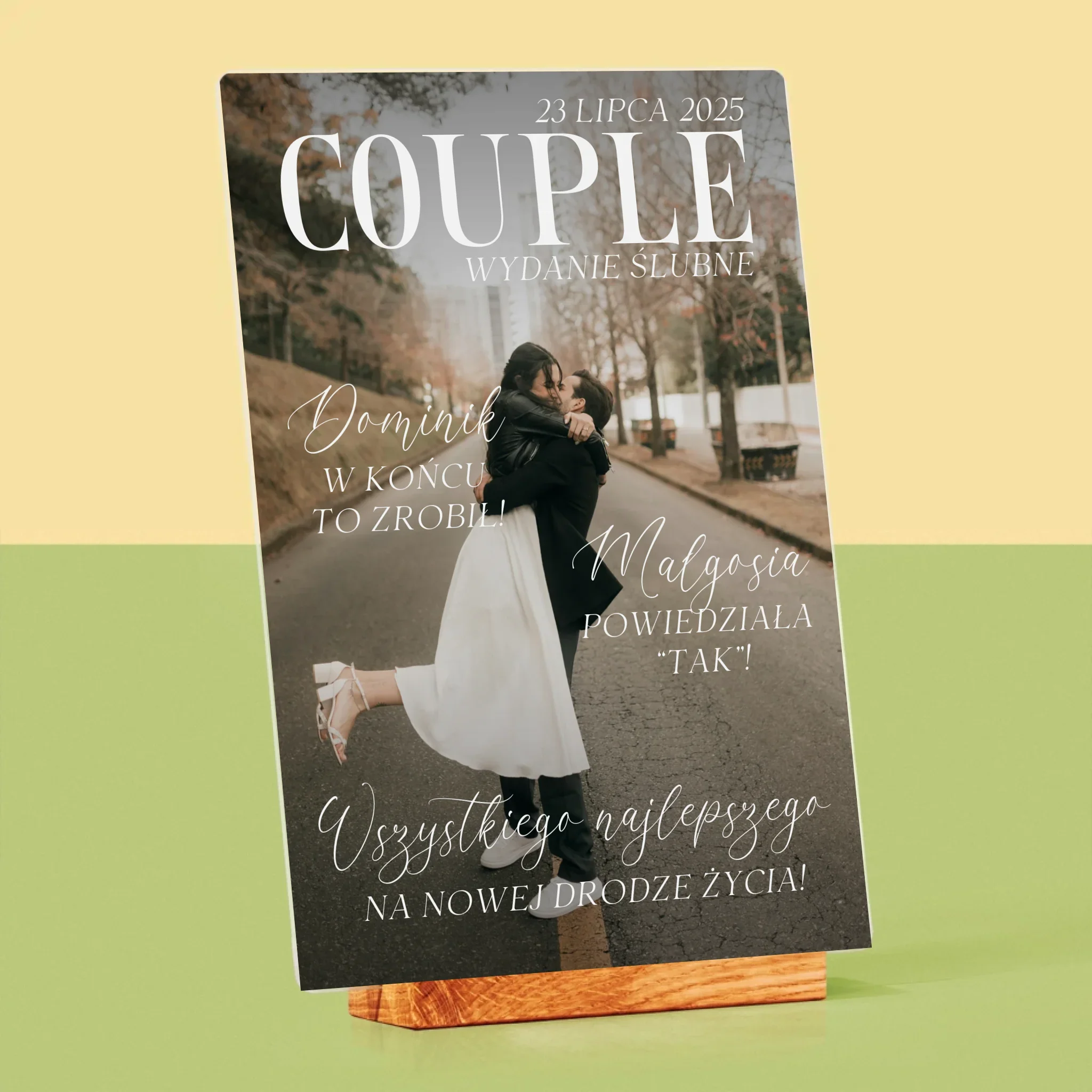 Okładka Magazynu: Couple - Wydruk Na Szkle Akrylowym - Image 4