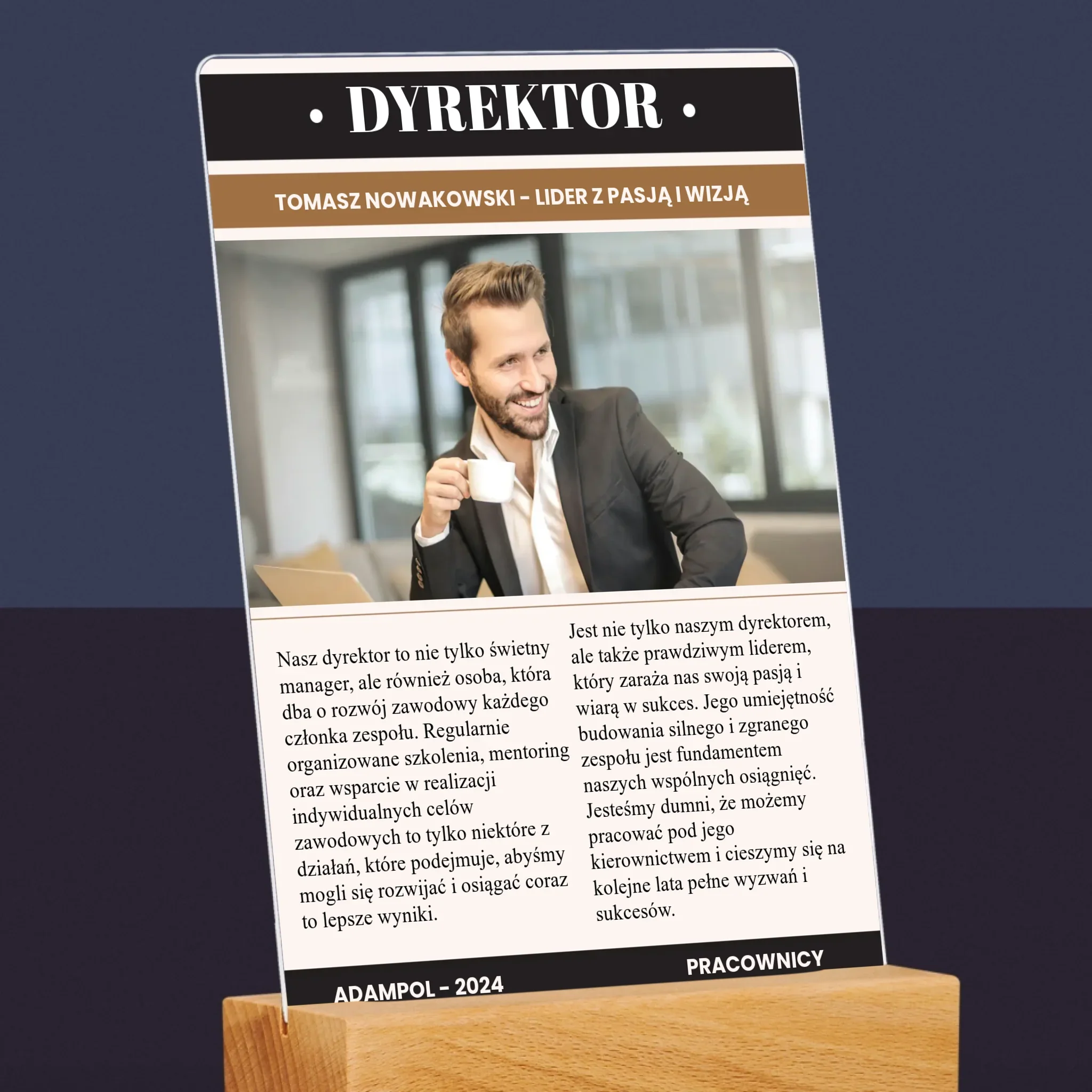 Okładka Magazynu: Dyrektor - Wydruk Na Szkle Akrylowym - Image 6