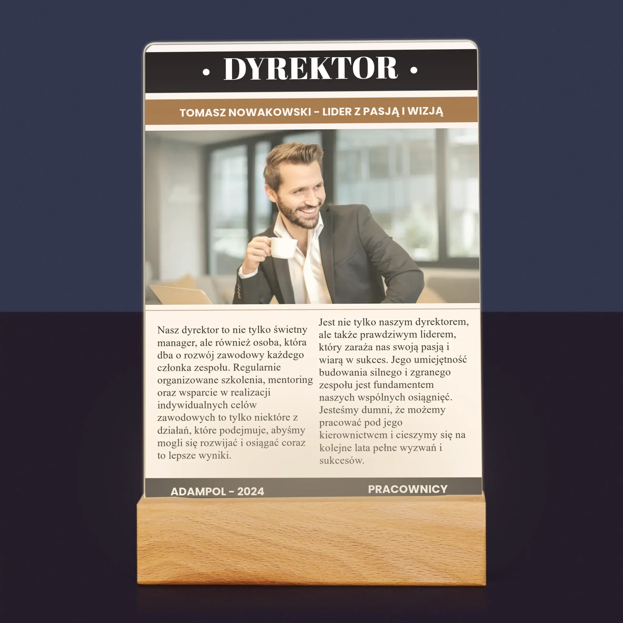Okładka Magazynu: Dyrektor - Wydruk Na Szkle Akrylowym - Image 7