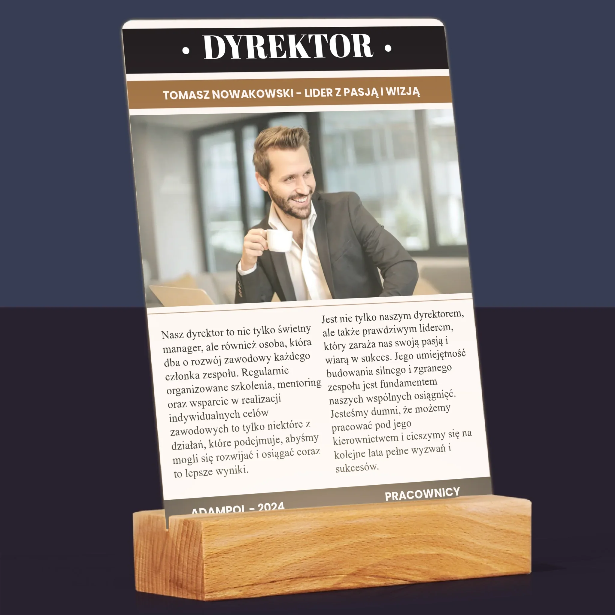 Okładka Magazynu: Dyrektor - Wydruk Na Szkle Akrylowym - Image 8