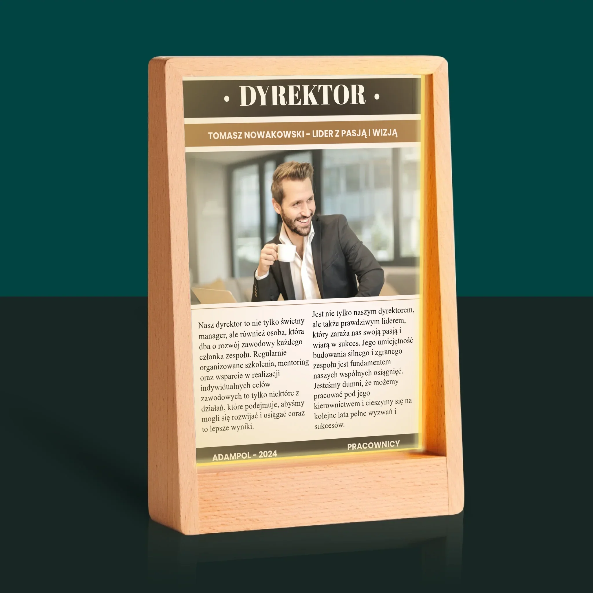 Okładka Magazynu: Dyrektor - Wydruk Na Szkle Akrylowym - Image 9