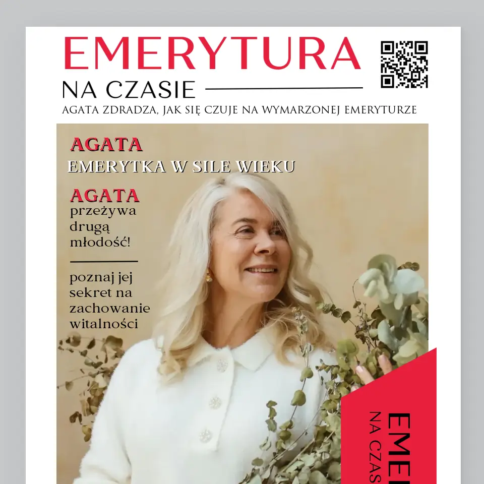 Okładka Magazynu: Emerytura Na Czasie - Wydruk Obramowany - Image 2