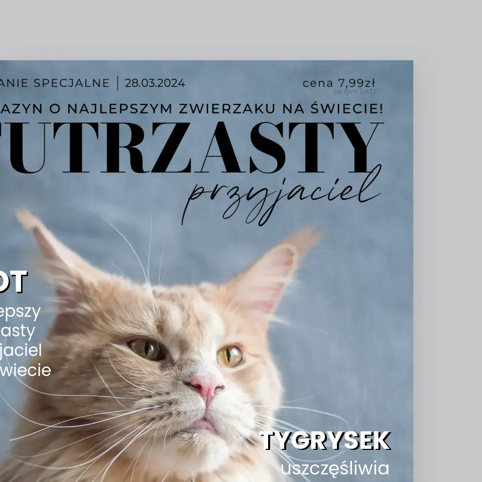 Okładka Magazynu: Futrzasty Przyjaciel - Wydruk Obramowany - Image 3